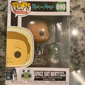 Space suit Morty funko loop - used for display only